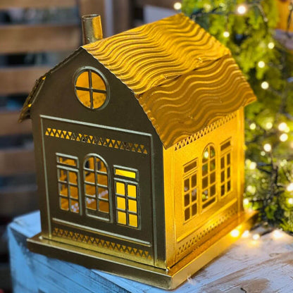 Casa Decorativa com LED | 19,5x27cm