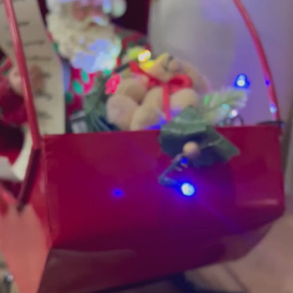 Adorno Papai Noel no Helicóptero