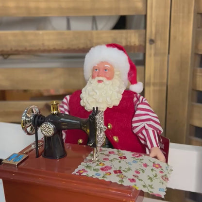 Papai Noel Alfaiate Musical – 23cm