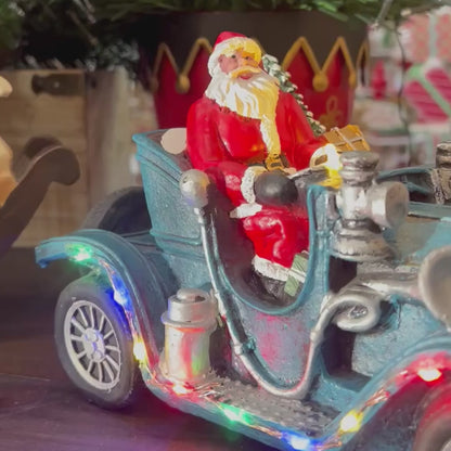 Vila Decorativa Carro Iluminado – 23cm