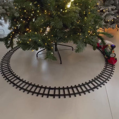 Trem Decorativo Natalino Musical com Boneco, Movimento