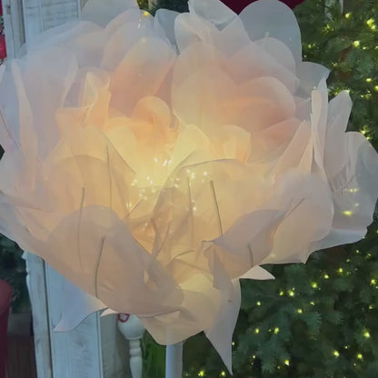 Flor Decorativa com Luz e Movimento – 1,6m - Bivolt